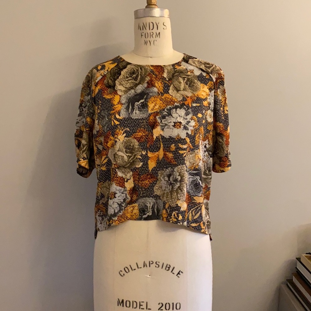 Zara printed top